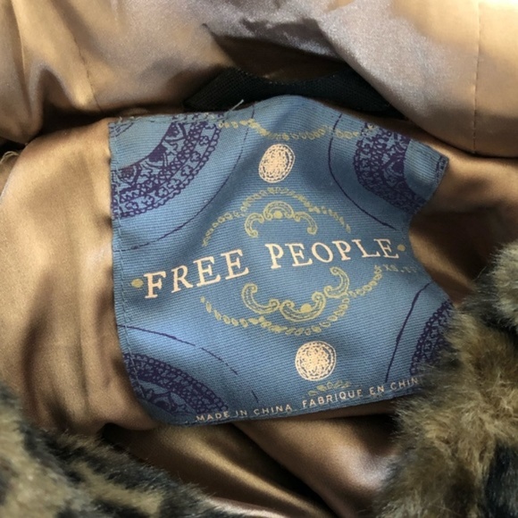 Free People Leopard Faux Fur Coat - Picture 14 of 16
